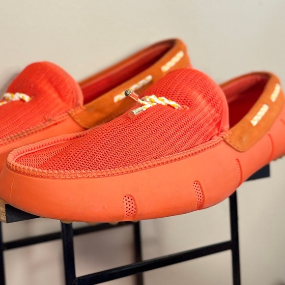 SWIMS Men’s Orange Loafer Watershoes Size 13 - Picture 3 of 16